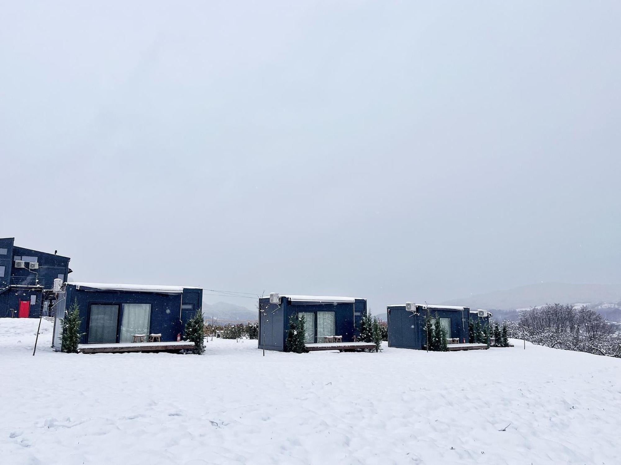 Flandra Glamping Hotell Corbeni Exteriör bild